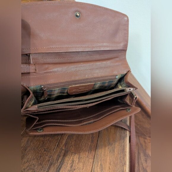 Derek Alexander Leather Classic Half Flap Organizer Purse Wallet - Picture 8 of 9